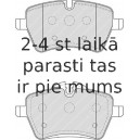 Bremžu uzliku kompl., Disku bremzes FERODO FDB4080