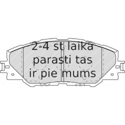 Bremžu uzliku kompl., Disku bremzes FERODO FDB4136