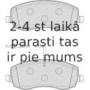 Bremžu uzliku kompl., Disku bremzes FERODO FDB4154