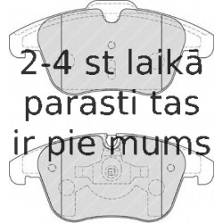 Bremžu uzliku kompl., Disku bremzes FERODO FDB4160