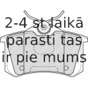 Bremžu uzliku kompl., Disku bremzes FERODO FDB4178