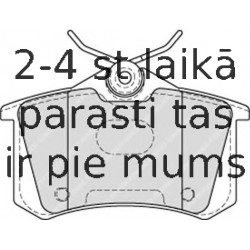 Bremžu uzliku kompl., Disku bremzes FERODO FDB4178