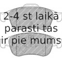 Bremžu uzliku kompl., Disku bremzes FERODO FDB4180