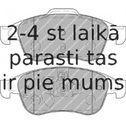 Bremžu uzliku kompl., Disku bremzes FERODO FDB4180