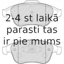 Bremžu uzliku kompl., Disku bremzes FERODO FDB4181