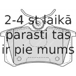Bremžu uzliku kompl., Disku bremzes FERODO FDB4183