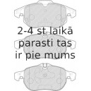 Комплект тормозных колодок, дисковый тормоз FERODO FDB4188