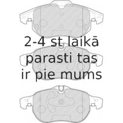 Комплект тормозных колодок, дисковый тормоз FERODO FDB4188