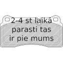 Комплект тормозных колодок, дисковый тормоз FERODO FDB4195