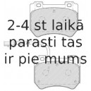 Bremžu uzliku kompl., Disku bremzes FERODO FDB4206