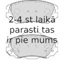 Bremžu uzliku kompl., Disku bremzes FERODO FDB4207