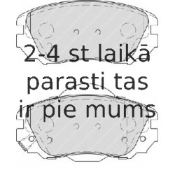 Bremžu uzliku kompl., Disku bremzes FERODO FDB4207