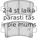 Bremžu uzliku kompl., Disku bremzes FERODO FDB4209