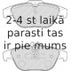 Bremžu uzliku kompl., Disku bremzes FERODO FDB4220