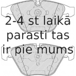 Bremžu uzliku kompl., Disku bremzes FERODO FDB4221