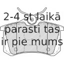 Bremžu uzliku kompl., Disku bremzes FERODO FDB4222