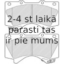 Bremžu uzliku kompl., Disku bremzes FERODO FDB4229