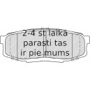 Bremžu uzliku kompl., Disku bremzes FERODO FDB4230