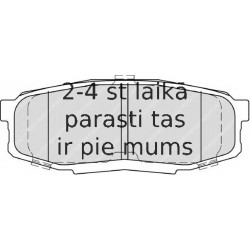 Bremžu uzliku kompl., Disku bremzes FERODO FDB4230