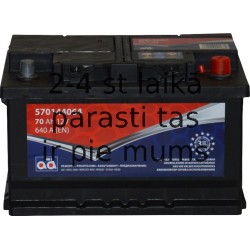 Akumulators 570144064 AD 70Ah 640A (EN) standarta klemmes