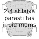 Bremžu uzliku kompl., Disku bremzes FERODO FDB4233