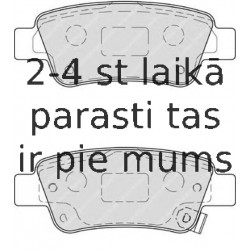 Bremžu uzliku kompl., Disku bremzes FERODO FDB4233