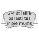 Bremžu uzliku kompl., Disku bremzes FERODO FDB4237