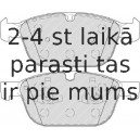 Bremžu uzliku kompl., Disku bremzes FERODO FDB4238