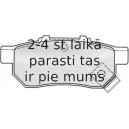 Bremžu uzliku kompl., Disku bremzes FERODO FDB778