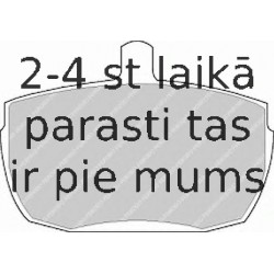 FERODO FDB829 (6), Комплект тормозных колодок, дисковый тормоз