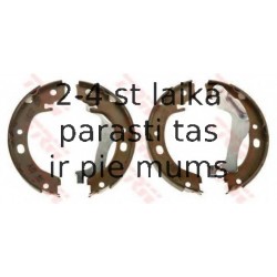 Bremžu loku kompl., Stāvbremze TRW GS8746