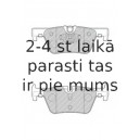 Bremžu uzliku kompl., Disku bremzes FERODO FDB4670