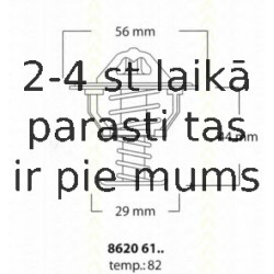 Термостат, охлаждающая жидкость TRISCAN 8620 6182