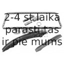 Sadales vārpstas piedziņas ķēdes komplekts SWAG 99 13 0410