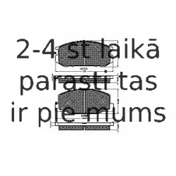 Bremžu uzliku kompl., Disku bremzes SPIDAN 30169