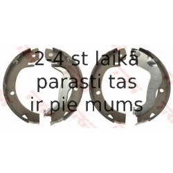 Bremžu loku kompl., Stāvbremze TRW GS8794