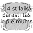 Комплект тормозных колодок, дисковый тормоз FERODO FSL1861