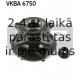 Комплект подшипника ступицы колеса SKF VKBA 6750