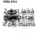 Комплект подшипника ступицы колеса SKF VKBA 6914