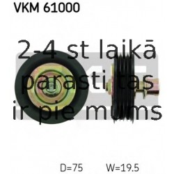 Parazīt-/Vadrullītis, Ķīļrievu siksna SKF VKM 61000
