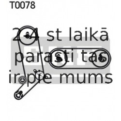 Ūdenssūknis + Zobsiksnas komplekts SKF VKMC 01271