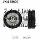 Parazīt-/Vadrullītis, Ķīļrievu siksna SKF VKM 38600