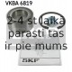 Комплект подшипника ступицы колеса SKF VKBA 6819