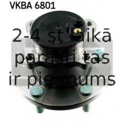Комплект подшипника ступицы колеса SKF VKBA 6801