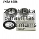 Комплект подшипника ступицы колеса SKF VKBA 6686