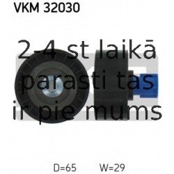 Parazīt-/Vadrullītis, Ķīļrievu siksna SKF VKM 32030