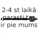 Aksiālais šarnīrs, Stūres šķērsstiepnis DELPHI TA2894