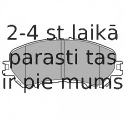 Комплект тормозных колодок, дисковый тормоз DELPHI LP3144