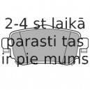 Комплект тормозных колодок, дисковый тормоз DELPHI LP3145