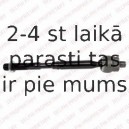 Aksiālais šarnīrs, Stūres šķērsstiepnis DELPHI TA2778